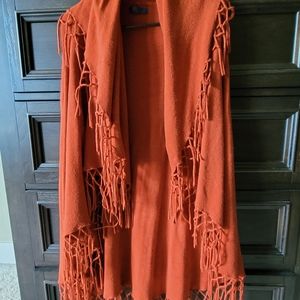 Burnt orange Elietian Kimono One Size